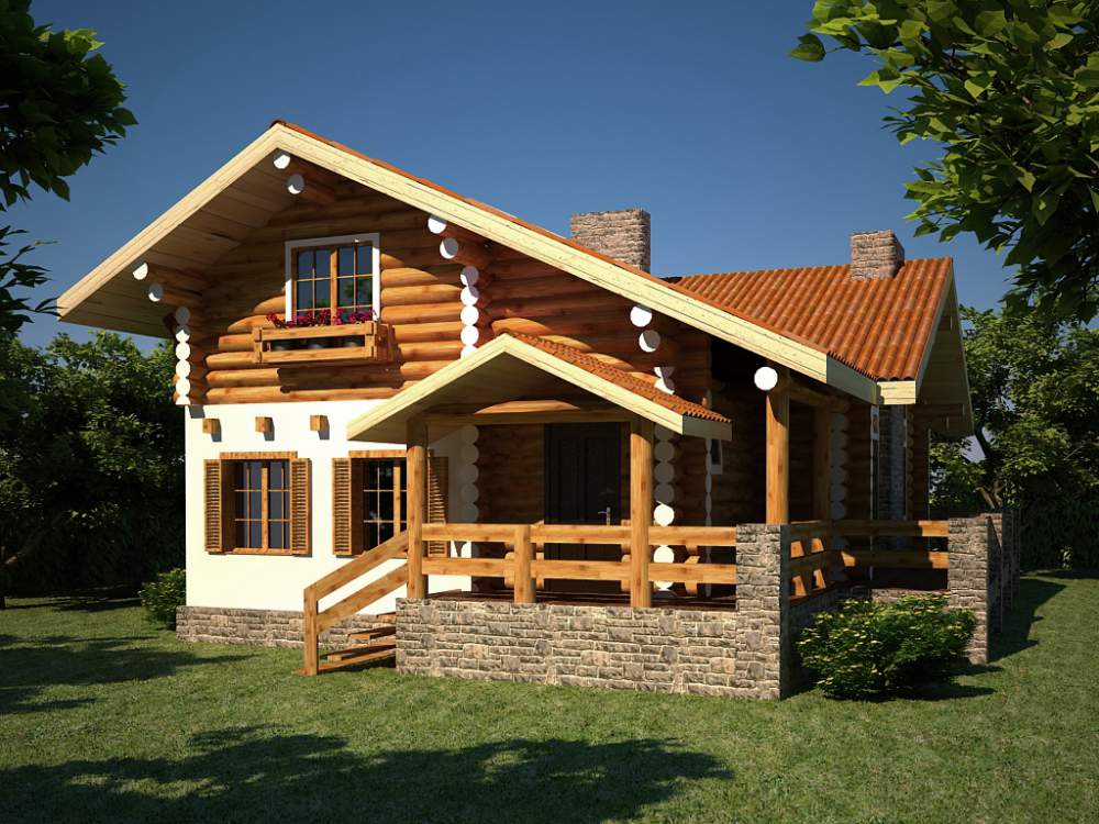 wooden house фундамент дерев'яного будинку