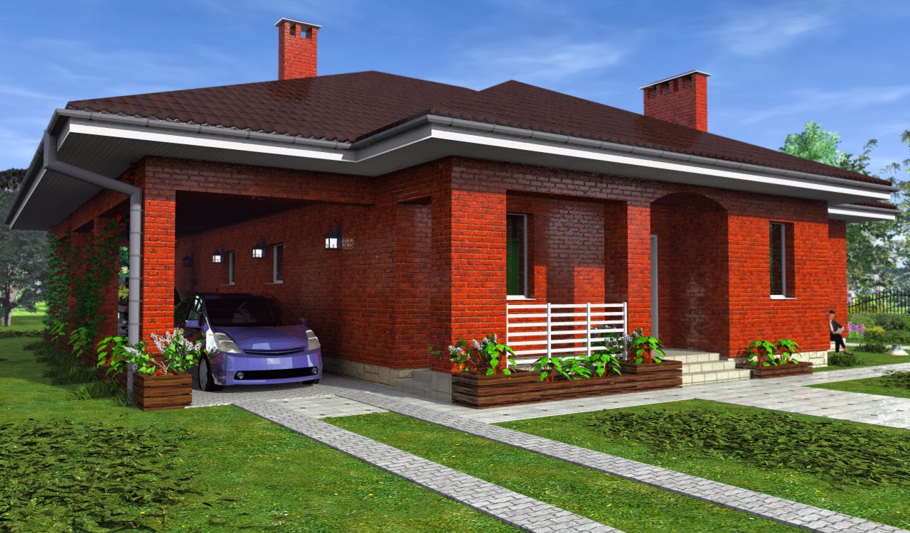 brick house цегляний будинок